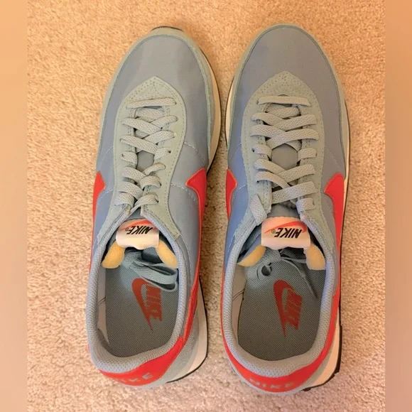 NIKE WAFFLE TRAINER 2 BLUE TEAM ORANGE NWOT men’s size 10.5 - Picture 7 of 9